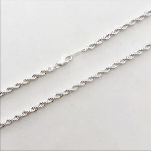 Thick Silver Rope Chain